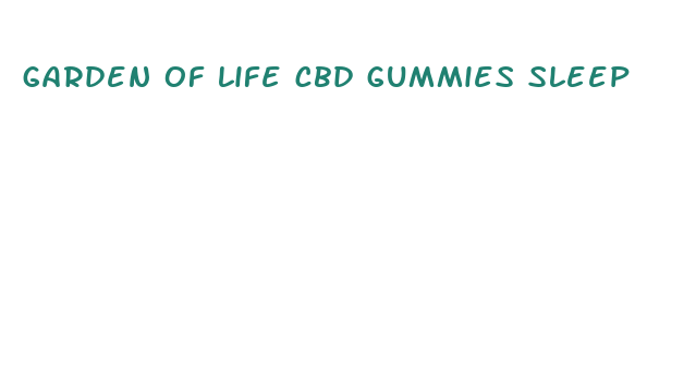 garden of life cbd gummies sleep