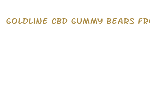 goldline cbd gummy bears from vape gods