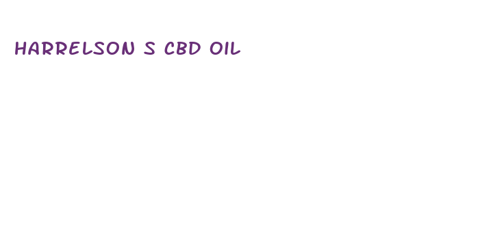 harrelson s cbd oil