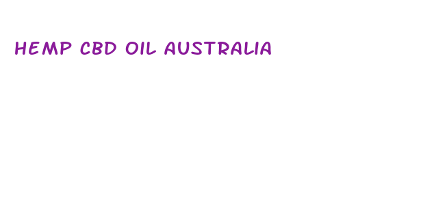 hemp cbd oil australia