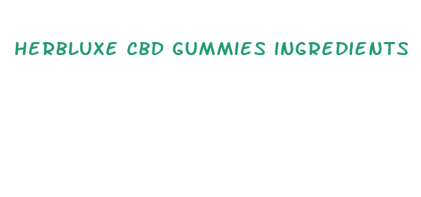 herbluxe cbd gummies ingredients