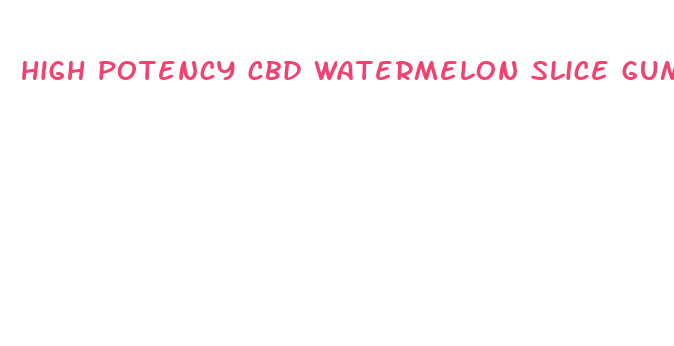 high potency cbd watermelon slice gummies 2 000 mg