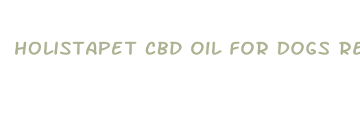 holistapet cbd oil for dogs reviews