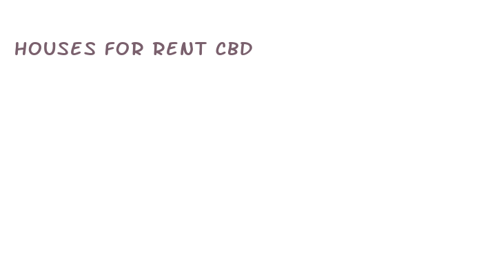 houses for rent cbd