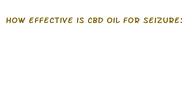 how effective is cbd oil for seizures