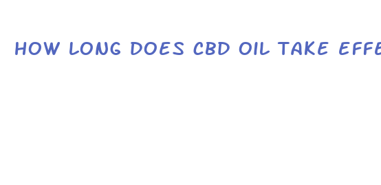 how long does cbd oil take effect