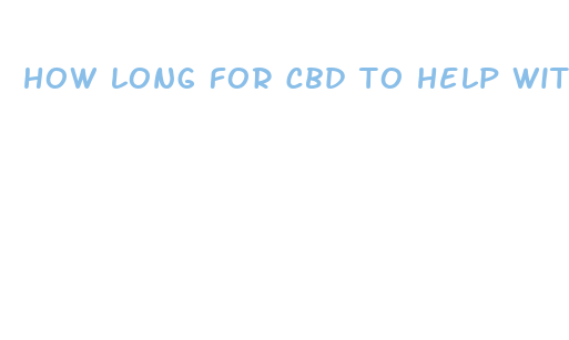 how long for cbd to help with ms