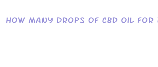 how many drops of cbd oil for dog