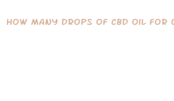 how many drops of cbd oil for ocd and depression