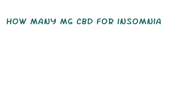 how many mg cbd for insomnia