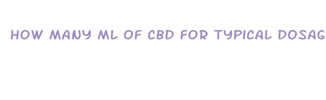 how many ml of cbd for typical dosage through vape