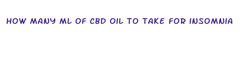 how many ml of cbd oil to take for insomnia