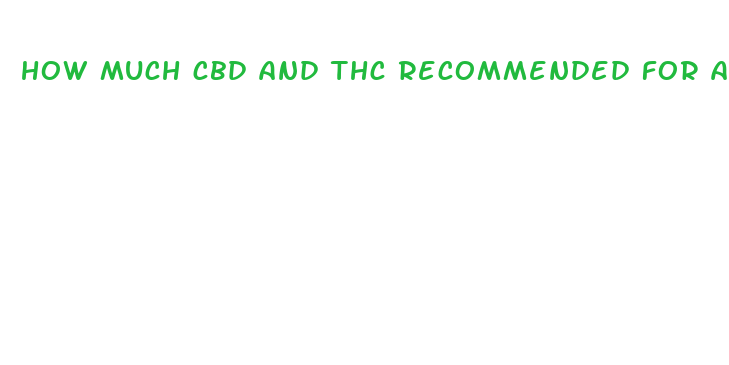 how much cbd and thc recommended for anxiety