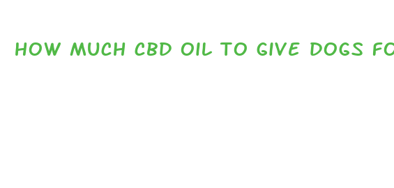 how much cbd oil to give dogs for seizures