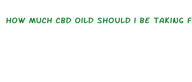 how much cbd oild should i be taking for anxiety