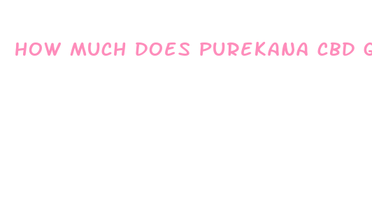 how much does purekana cbd gummies cost