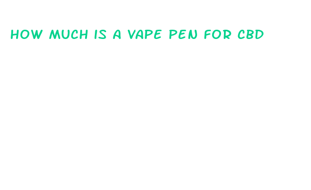 how much is a vape pen for cbd