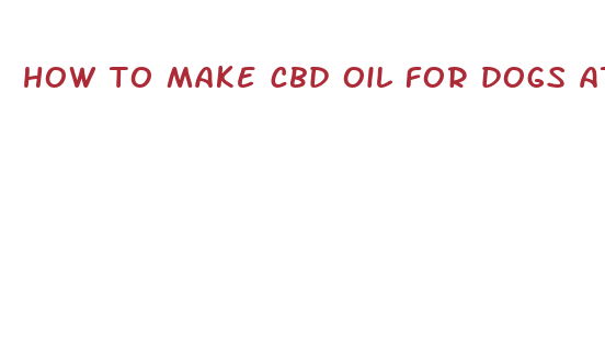 how to make cbd oil for dogs at home