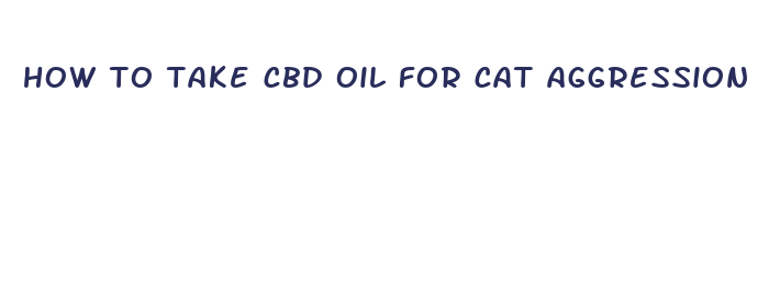 how to take cbd oil for cat aggression