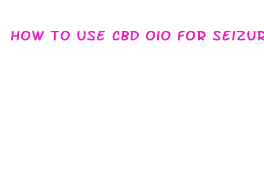 how to use cbd oio for seizures in dog