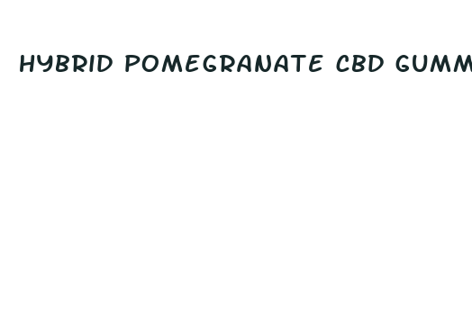 hybrid pomegranate cbd gummies