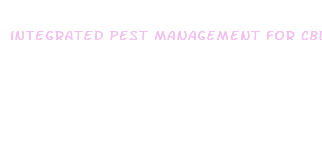 integrated pest management for cbd plants