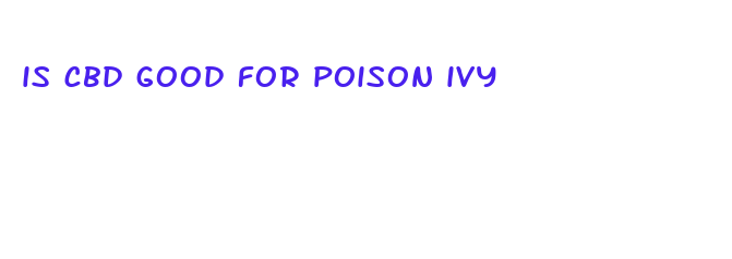 is cbd good for poison ivy