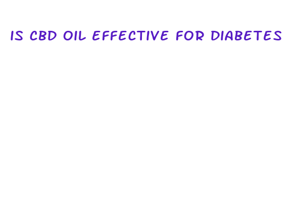 is cbd oil effective for diabetes