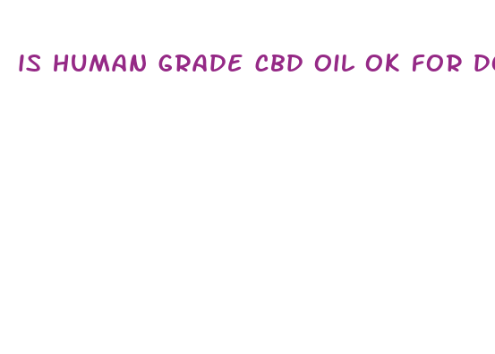 is human grade cbd oil ok for dogs