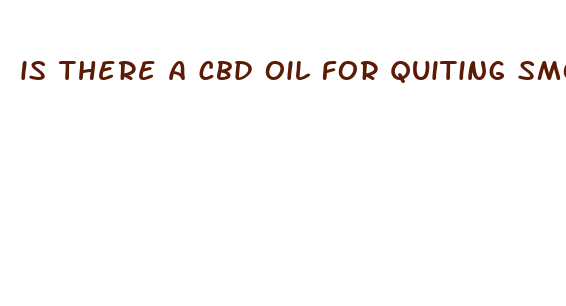 is there a cbd oil for quiting smoking