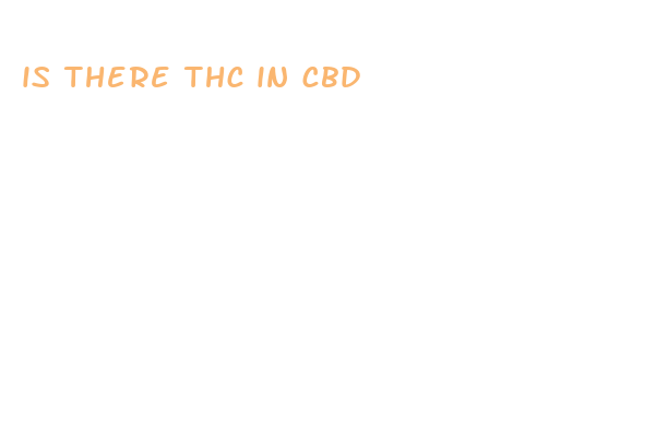 is there thc in cbd