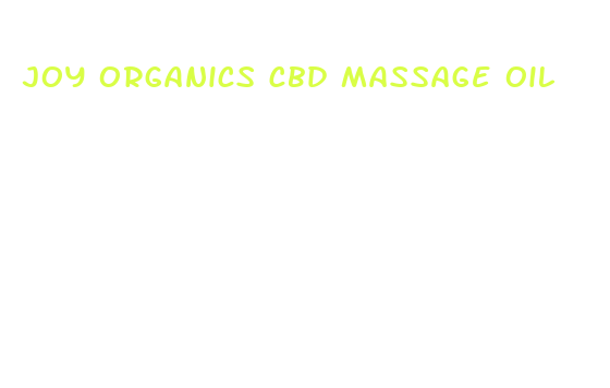 joy organics cbd massage oil