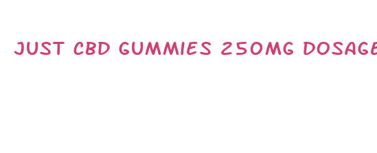 just cbd gummies 250mg dosage