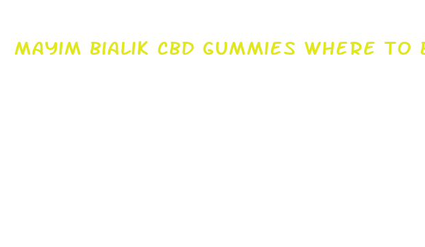 mayim bialik cbd gummies where to buy