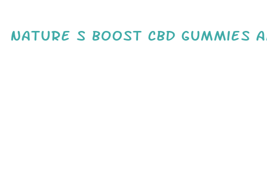 nature s boost cbd gummies amazon