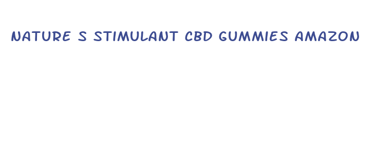 nature s stimulant cbd gummies amazon