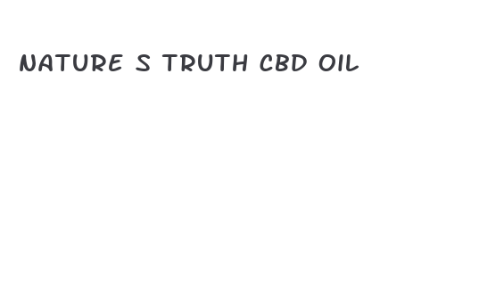 nature s truth cbd oil