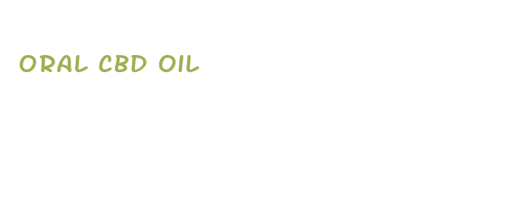 oral cbd oil