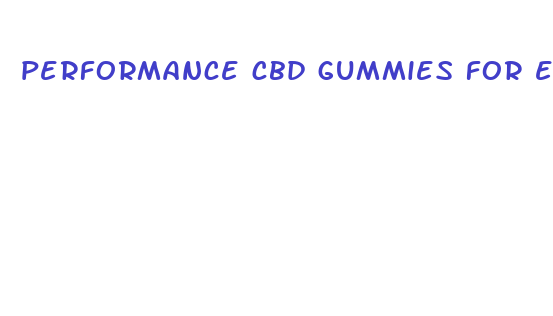 performance cbd gummies for ed