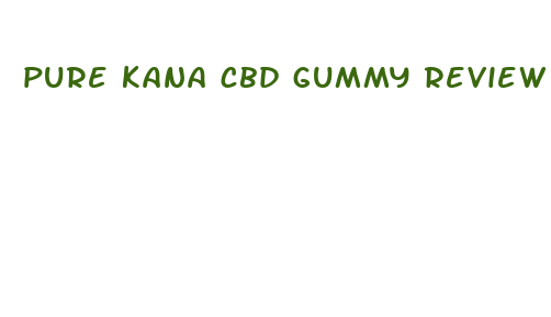 pure kana cbd gummy review