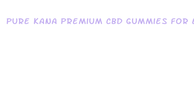 pure kana premium cbd gummies for ed