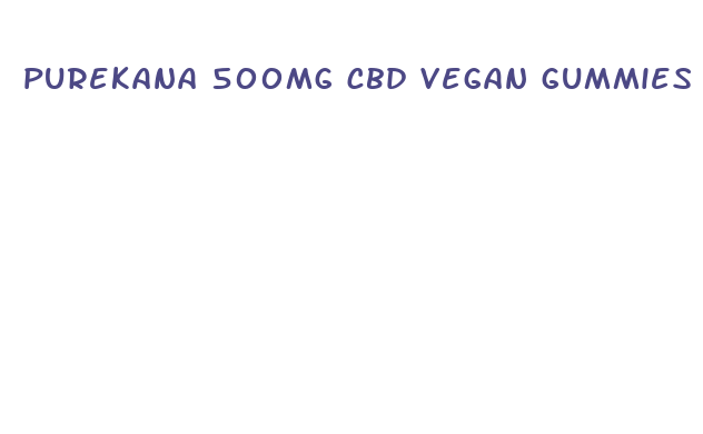 purekana 500mg cbd vegan gummies