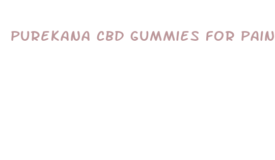 purekana cbd gummies for pain