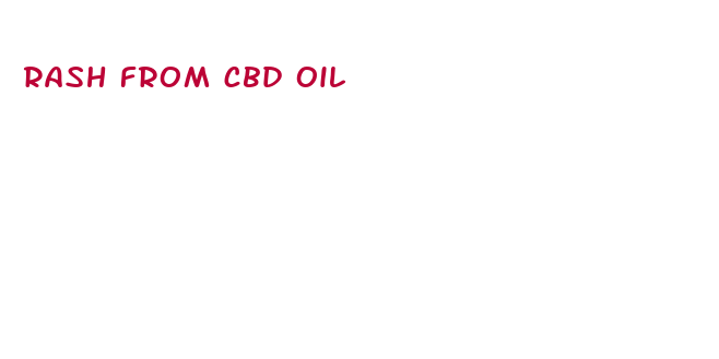 rash from cbd oil