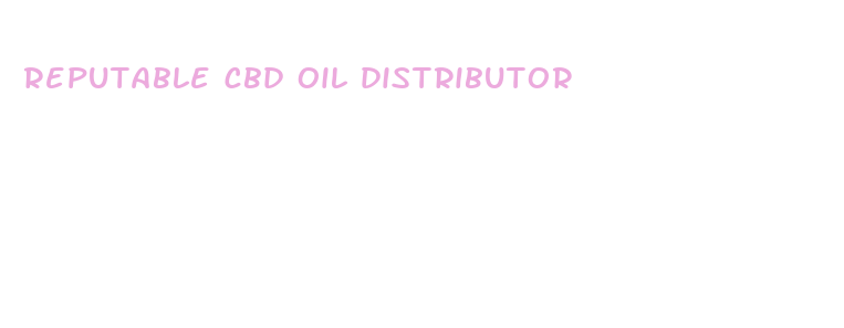 reputable cbd oil distributor