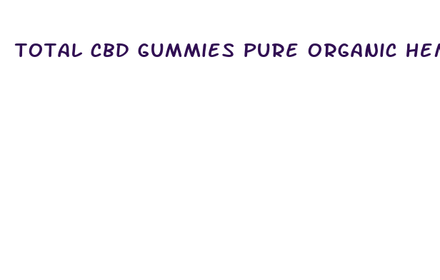 total cbd gummies pure organic hemp extract 300mg