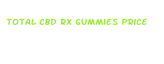 total cbd rx gummies price