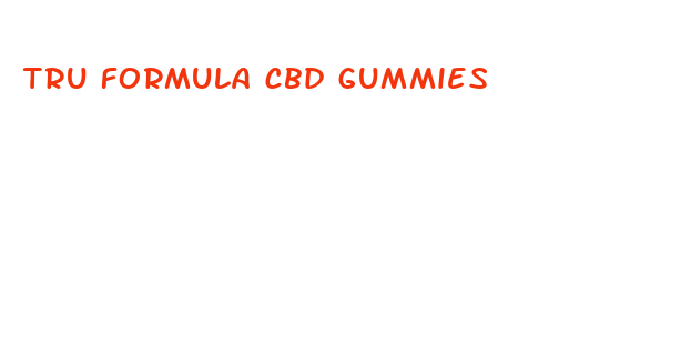 tru formula cbd gummies