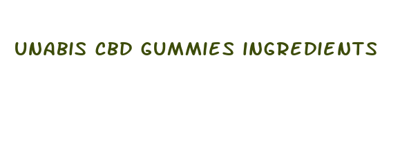 unabis cbd gummies ingredients