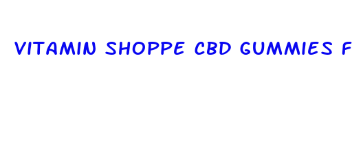 vitamin shoppe cbd gummies for ed